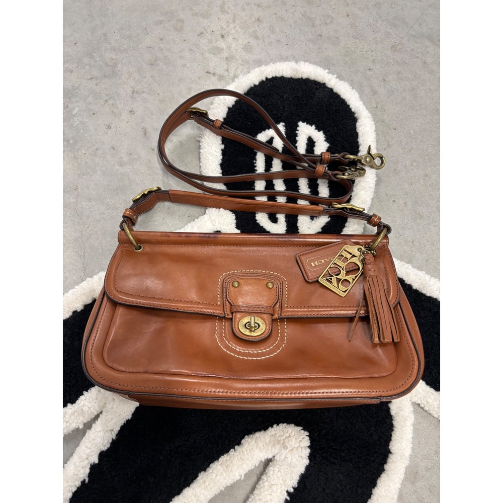 Coach Legacy Penny Shoulder Bag British Tan Leather F1220-22062 Crossbody